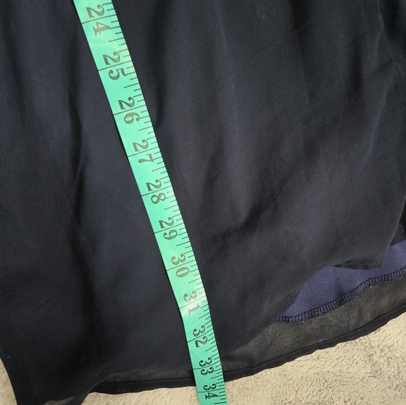 Navy Blue Aztec Embroidered Midi Dress. Size Small - Picture 12 of 12